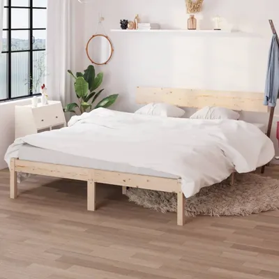 Produktbild von The Living Store Massivholzbett Kiefer 150x200 cm