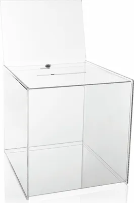 Produktbild von Aktionsbox (30x30x30cm) mit Schloss + A4 TOP-Schild