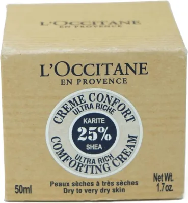 Produktbild von L'Occitane Shea Butter Ultra Rich Comforting Cream, Creme, Frauen, Weichmachend, trockene Haut, Empflindliche Haut, 50 ml, Kapsel