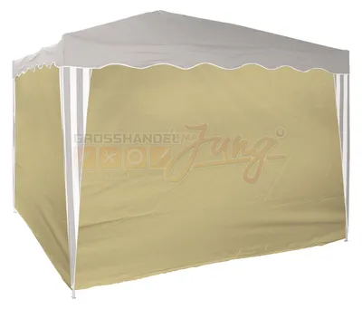 Immagine prodotto di 4x rivestimento laterale per gazebo pieghevole 3x3 m beige
