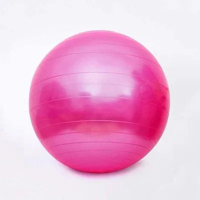 Productafbeelding van Fitness Bal - Pilates Bal - Core Training - Anti-Burst Ontwerp - 55 cm - Roze