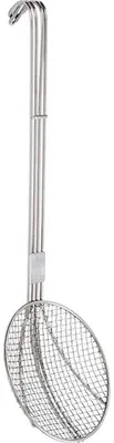 Produktbild von Back-/Frittierlöffel aus Chromstahl, Ø 20 cm, Länge 52 cm