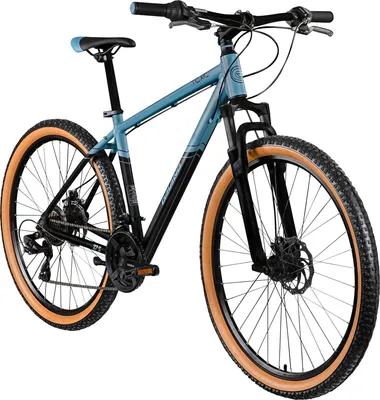 Produktbild von Galano Toxic 27,5 Zoll Mountainbike Hardtail 165 - 190 cm MTB für Damen und Herren 21 Gänge schwarz blau 46 cm