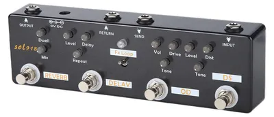 Image de Pédale multi-effets pour guitare, avec 5 modes d'effets