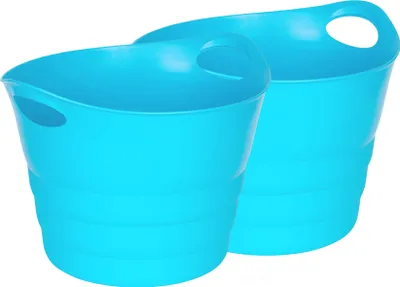 Produktbild von Set: 2 x Mehrzweckkorb "Honey" 42 Liter, Farbe: Blau