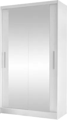 Produktbild von MIRJAN24 Schiebetürenschrank Costa VII, Kleiderschrank, Stilvoll Schlafzimmer Garderobenschrank (Farbe: Weiß)