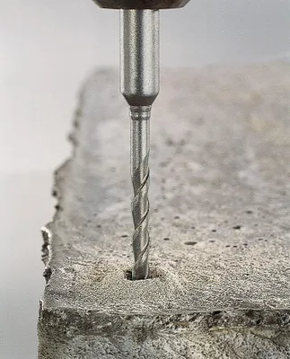 Produktbild von wolfcraft GmbH 1 Hammer-Schlagbohrer Standard, Bohrer, Hammer drill bit, 1,2 cm, 450 mm, Künstlicher Stein, Beton, Naturstein, 40 cm