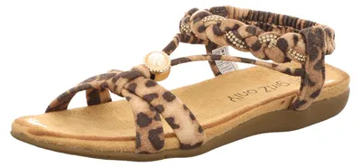 Produktbild von girlZ onlY Kinder-Mädchen-Sandalette Leoprd-Braun, Farbe:braun, EU Größe:38
