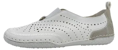 Immagine prodotto di Rieker 4366380 436 - Scarpe basse da donna, mocassini, colore bianco, per il tempo libero