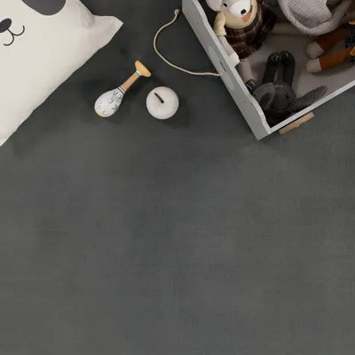 Produktbild von Paco Home Teppich Baby Krabbelmatte Spielmatte Kinderzimmer Weich Rutschfest Einfarbig 200 cm rund