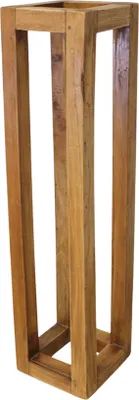 Immagine prodotto di Milani Home - fioriera in legno riciclato 18 x 18 x 75 cm