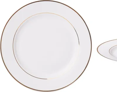 Produktbild von Ambition Dessertteller, Porzellan, flach, weiß, 19 cm