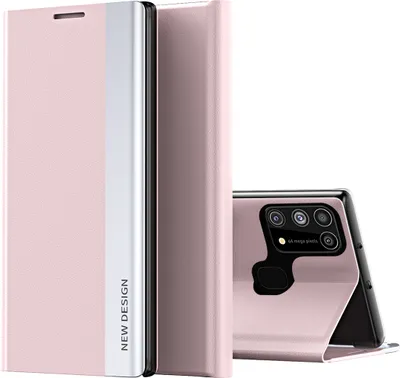 Produktbild von Galaxy A21S Hülle, LaimTop Leder PolyurethanMagnetisch Klapp Stand Schutzhülle für Samsung Galaxy A21S Rosa