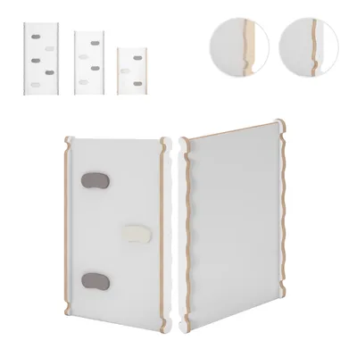 Image de Toboggan moderne pour échelle d'escalade | Toboggan pour enfants pour intérieur en design scandinave | Toboggan durable pour mur d'escalade en bois d'aulne |100% ECO