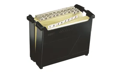 Produktbild von LEITZ Hängeregistratur Box Termin Set schwarz