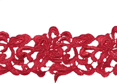 Produktbild von 1m / Meterware Spitzenborte Bestickte Spitze Spitzenband 75mm