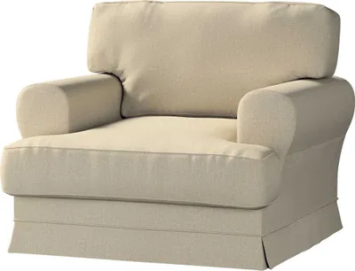 Produktbild von Dekoria Bezug für Ekeskog Sessel, beige- grau, Bezug für Ekeskog Sessel
