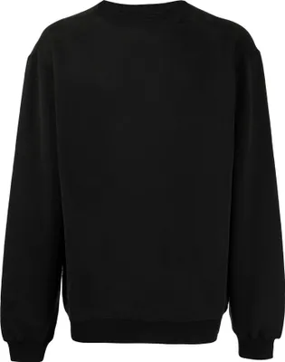 Image de UCC 50/50 Pullover / Sweatshirt, uni, col rond BC1193 (XL) (Noir)