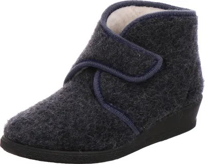 Produktbild von Rohde 2530 Salo Damen geschlossene Hausschuhe Pantoffeln Weite G, Größe:40 EU, Farbe:Blau