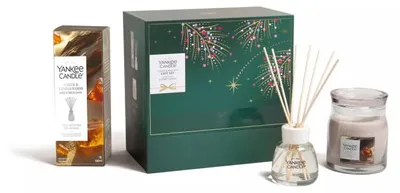 Zdjęcie produktu dla Yankee Candle Magical Christmas Moments Gift Set, Butelka na perfumy, Dyfuzor z zapachem trzcinowym