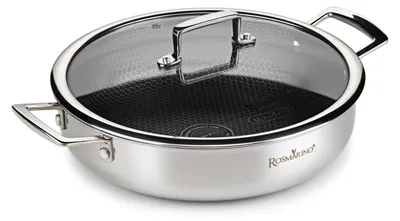 Obrázek produktu pro Nízký kastrol s poklicí Rosmarino HexaPRO - 28 cm