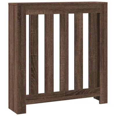 Image de vidaXL Habillage de radiateur aspect chêne 78x20x82 cm Bois composite