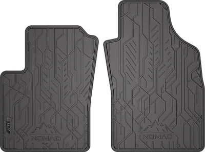 Obrázek produktu pro Podlahové rohože gumové rohože do auta pro Fiat 500 500C 2007-2025 gumové černé 2ks