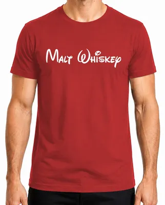 Produktbild von Malt Whiskey Single Scotch Lustig Parody Trinken Geschenk Whisky Herren T-Shirt, Rot, L