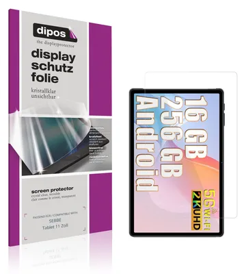 Immagine prodotto di 2x Pellicola Protettiva per SEBBE Tablet 11 Zoll Protezione Schermo Claro Display dipos