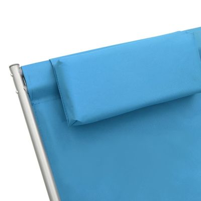 vidaXL Hojdacie kreslá 2 ks Steel Blue