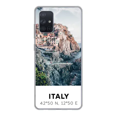 Produktbild von MuchoWow® Handyhülle Schutzhülle Hülle für Samsung Galaxy A51 Cinque Terre - Italien - Amalfi - Meer Silikon Softcase Handy Hülle - Schutzabdeckung