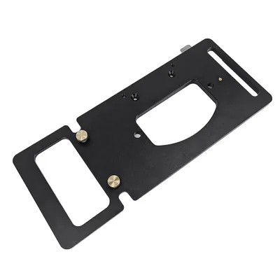 Produktbild von Führungsleiste für Tauchsäge, Aluminiumlegierung, 90-Grad-Winkel, 365mm x 150mm x 10mm, leicht 1 kg, kompatibel mit Führungssystemen