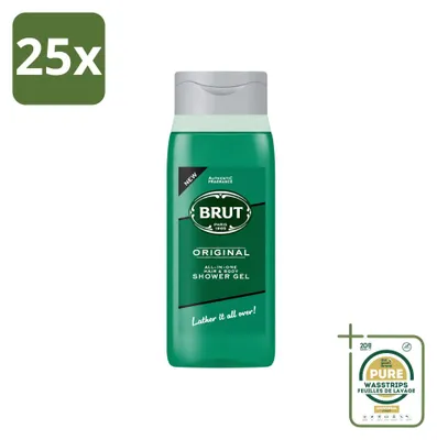Produktbild von 25 x Brut All in One Duschgel Haar & Körper Original 500 ml - Vorratspackung - 25 Stücke