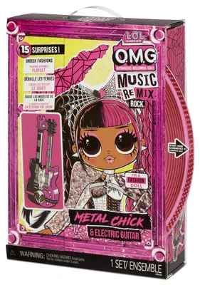 Immagine prodotto di MGA Doll LOL Surprise! OMG ReMix Rock Big Sis Metal Chick con elettrica