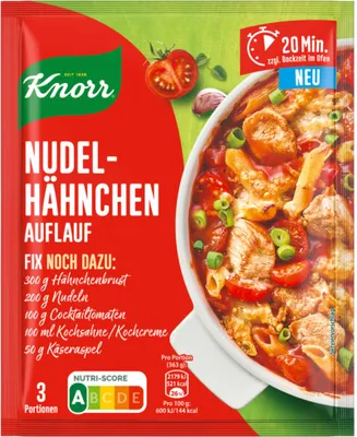 Produktbild von Knorr Fix Nudel-Hähnchen Auflauf (41g Packung)