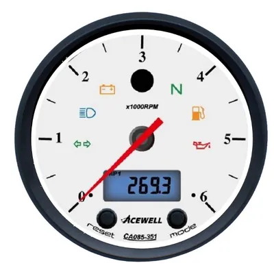 Immagine prodotto di Tachimetro digitale analogico ACEWELL DZM 6000rpm