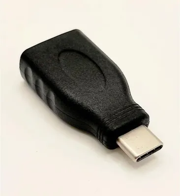 Obrázek produktu pro Adaptér USB-C na USB-A 3.0, LINEAIRE AD331, konektor USB-C na zásuvku USB-A 3.0, monoblokový design, černý