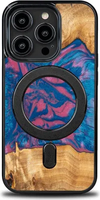 Produktbild von Bewood Einzigartige Hülle für iPhone 14 Pro - Neons - Vegas mit MagSafe