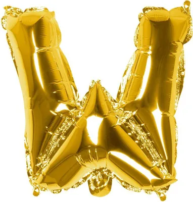 Produktbild von Folienballon W gold 36 cm
