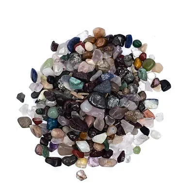 Immagine prodotto di Pietre burattate miste qualità A/b - ±800 g; ±0,5-2,5 cm