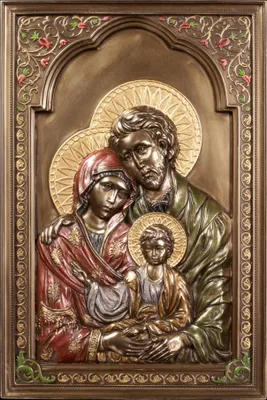 Produktbild von Wandrelief Ikone - Heilige Familie - Veronese