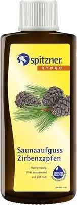 Produktbild von Spitzner Saunaaufguss Zirbenzapfen 190 ml Hydro Sauna Aufguss Konzentrat