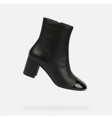 Produktbild von Geox Schwarze Damen-Ankle-Boots Virnilisa 65 39
