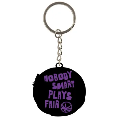 Image de NETFLIX'S THE WITCHER - Porte-clés "Nobody Smart Plays Fair" (Personne d'intelligent ne joue franc jeu)