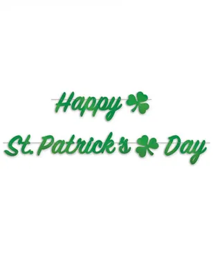 Immagine prodotto di Festa di San Patrizio decorazione ghirlanda verde 2 m - taglia unica