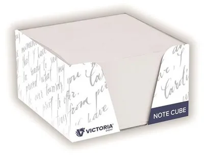 Obrázek produktu pro Bloček s dávkovačem, 85 x 85 x 50 mm, 347 listů, VICTORIA OFFICE