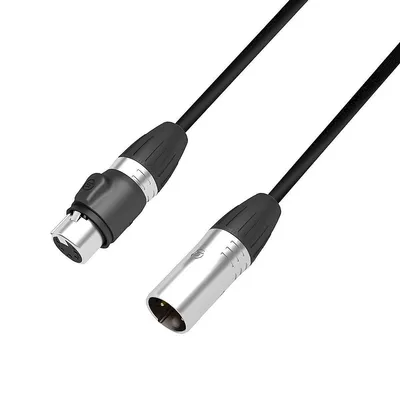 Obrázek produktu pro Adam Hall Kabely 4 STAR DGH 0150 IP65 - DMX kabel 5pólový IP65 XLR samice x 5pólový IP65 XLR samec | 1,5 m
