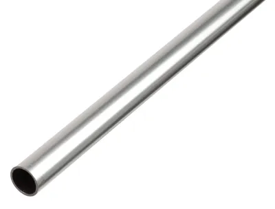 Image de Alberts 472580 Tube rond, aluminium, naturel, 1000 x 20 x 1 mm