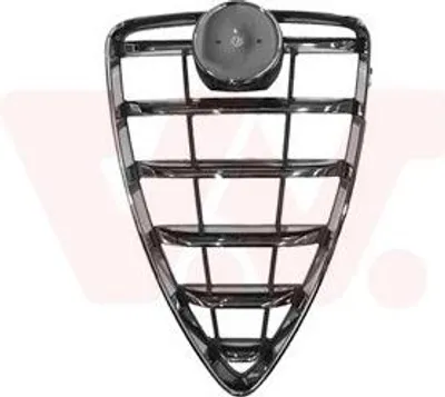 Produktbild von VAN WEZEL 0177510 Kühlergrill Frontgrill für ALFA ROMEO MITO (955) Stoßfänger Chrom/Schwarz