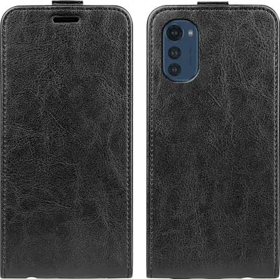 Immagine prodotto di Flip Custodia del telefono cellulare nero per Motorola Moto E32 Custodia Cover Protezione